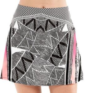 Lucky In Love Santa Fe Printed Tennis Skirt Skort XL Pickleball Shorts